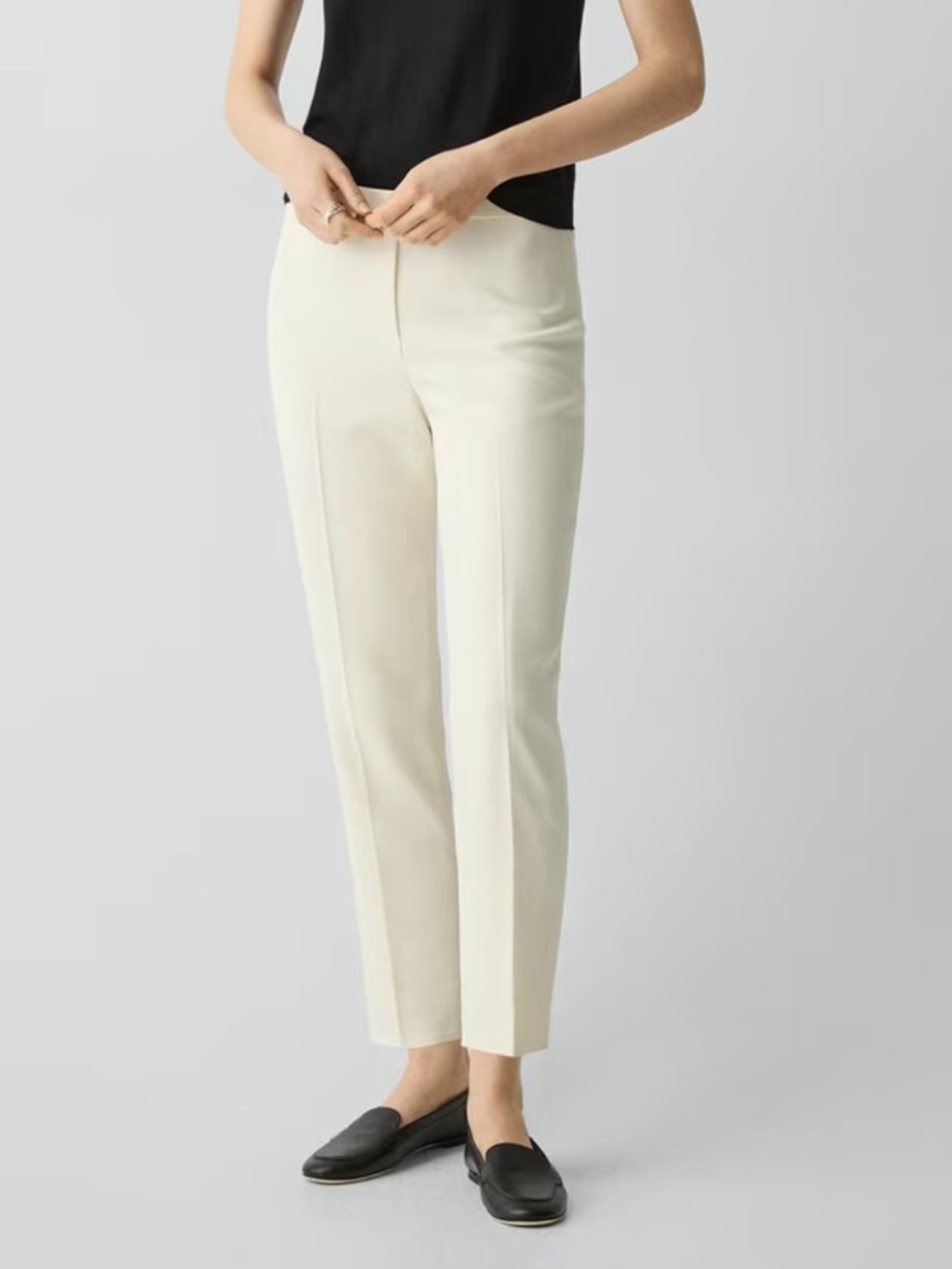Theory Treeca Pull-On Pant in Admiral Crepe